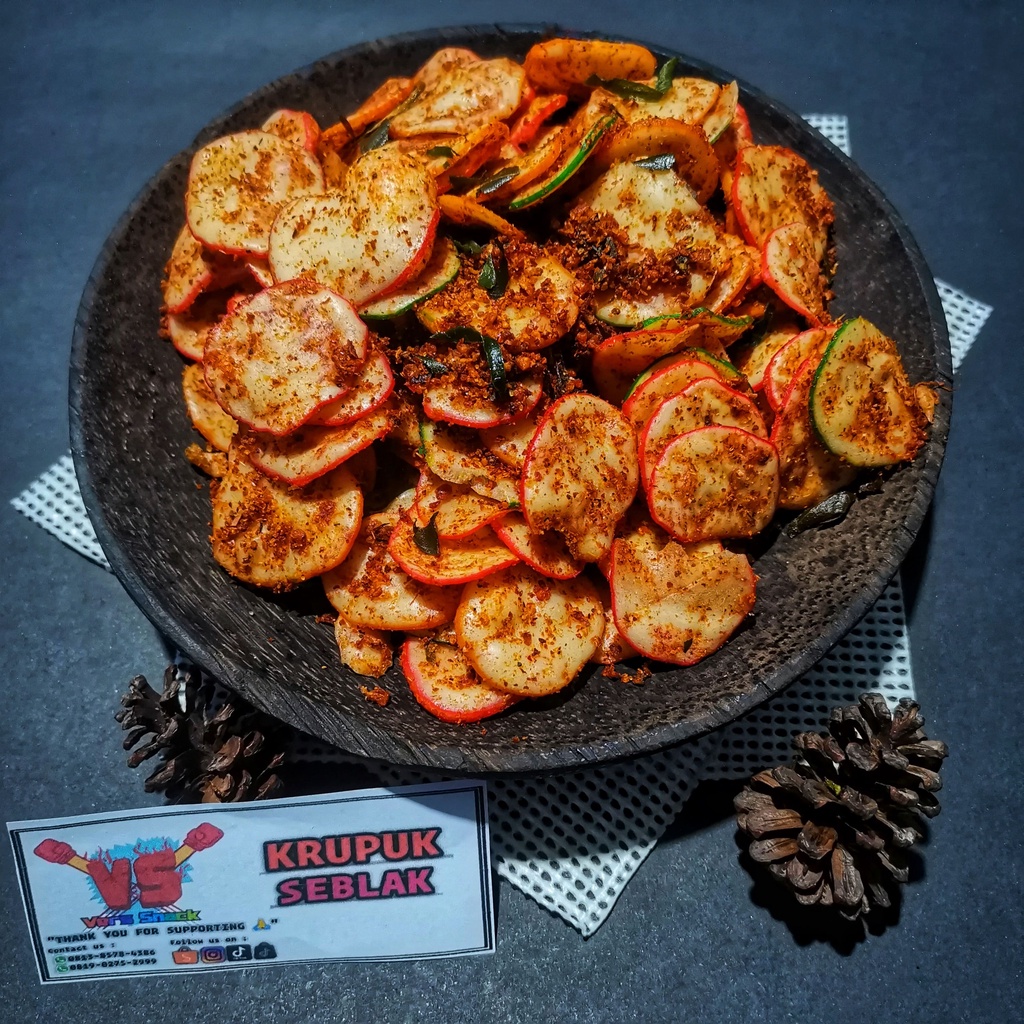 

KRUPUK SEBLAK DAUN JERUK VERS SNACK