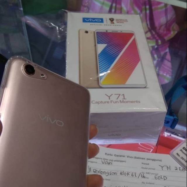 Vivo Y71 Ram 2 Free Tongsis Shopee Indonesia