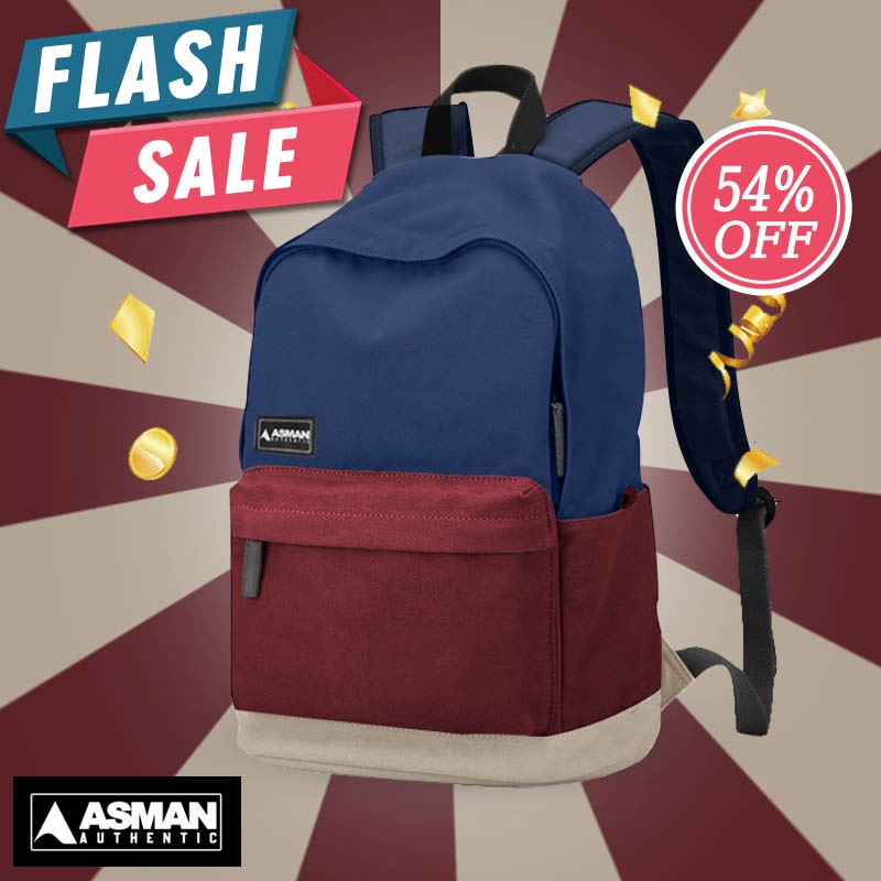 Asman Official - Tas Ransel Pria Wanita Tas Laptop | Kasual Original