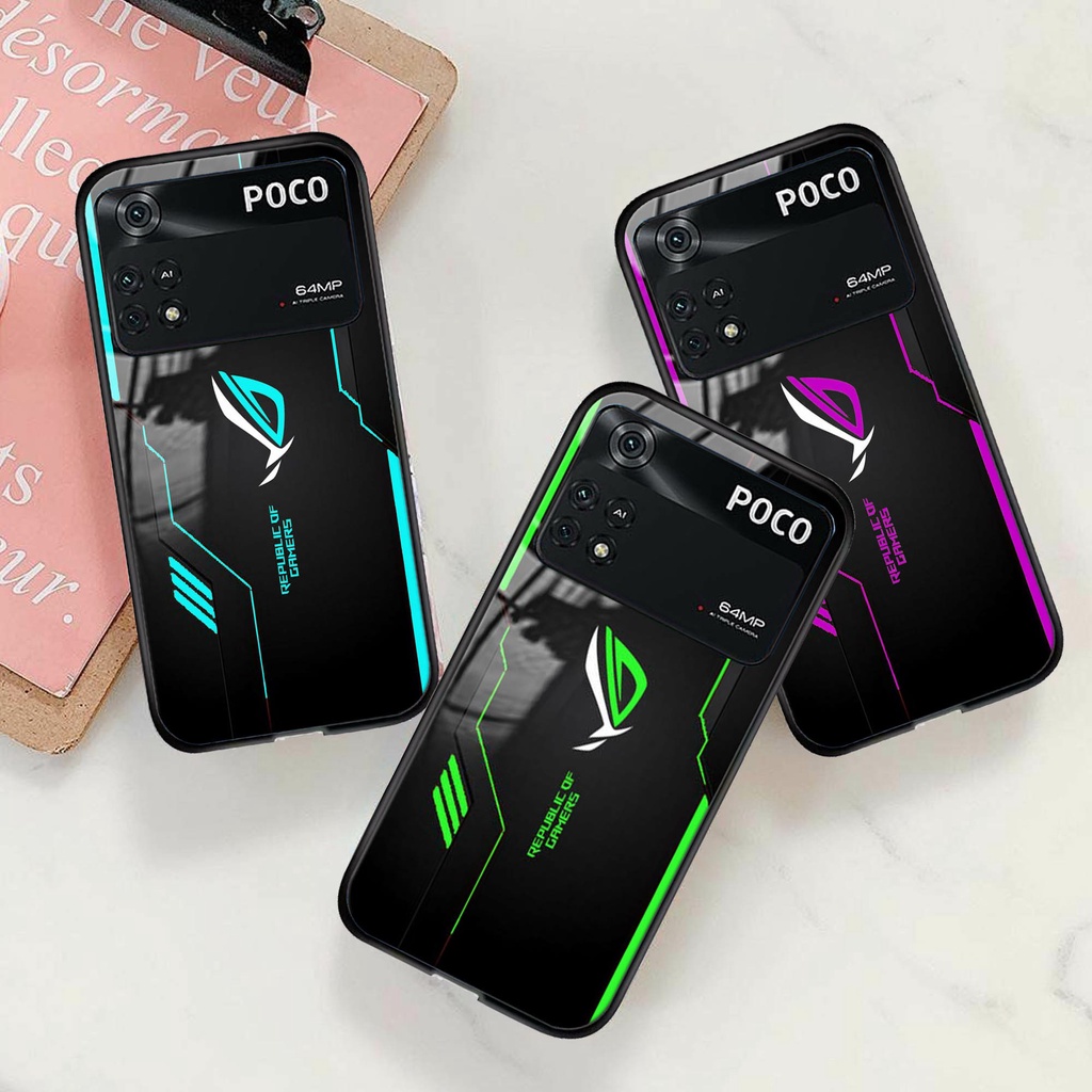 Jual Softcase Glass Kaca For Xiaomi Poco M4 Pro 4g E58 Xiaomi Poco M4 Pro 4g Case Kaca 4469