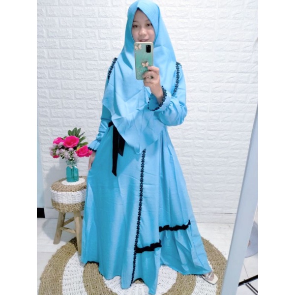 GAMIS SYARI MURAH GAMIS SET TERBARU GAMIS ARABIAN CREPE TERLARIS