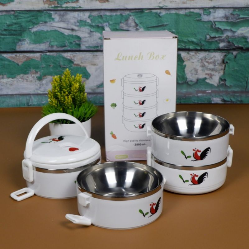 Rantang ayam jago 4 susun