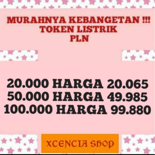 PROMO!!! TOKEN PLN | TOKEN LISTRIK | PULSA PLN | PULSA