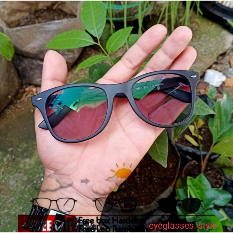 KACAMATA PHOTOCROMIC GRAY LENSA NORMAL MINUS CYL R13 3003