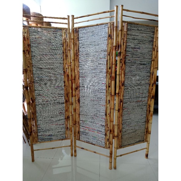 Partisi Bambu Kombinasi/Penyekat Ruangan Bambu/Partisi Bambu