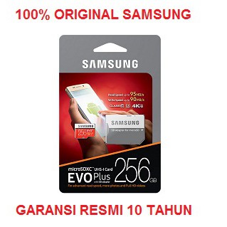 Memory Micro SD 256GB Class 10 Evo Plus SAMSUNG Original100%