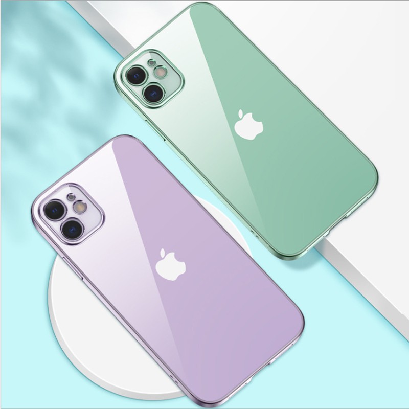 Soft case Pelindung Lensa Kamera Transparan Untuk iPhone 12 PRO MAX I12 MINI IX XR XS i11 PRO MAX 7 8 PLUS