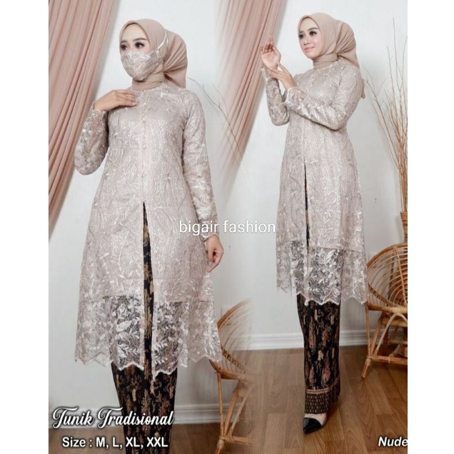 KEBAYA MODERN KEBAYA TUNIK TILLE SPIDER  KEBAYA TUNIK BUSUI  KEBAYA TRADISIONAL BY BA