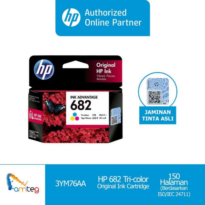 Tinta Hp 682 Black Original