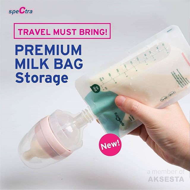 Spectra Premium Milk Bag Kantong ASI Langsung Pasang Pompa ASI