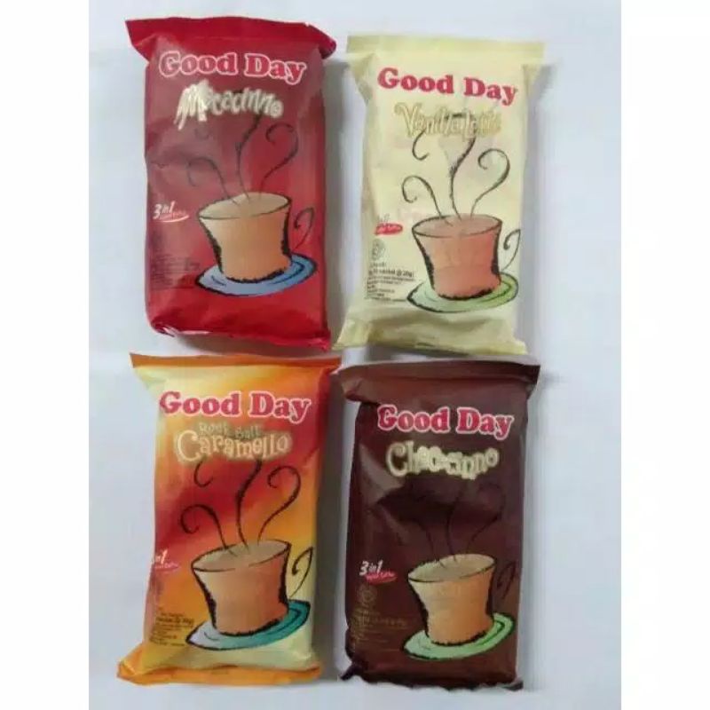 

KOPI GOOD DAY 3 IN 1 SACHET isi 10 Sachet