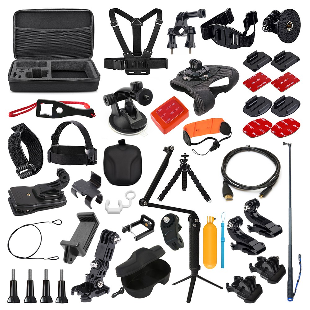 kamera Action Camera Accessories Kit for Gopro Hero 7 6 5 4 3 Session Set for Xiaomi Yi 4K Sjcam