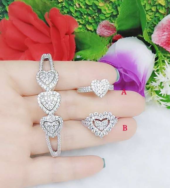 Gelang Xuping Permata &amp; set Perhiasan