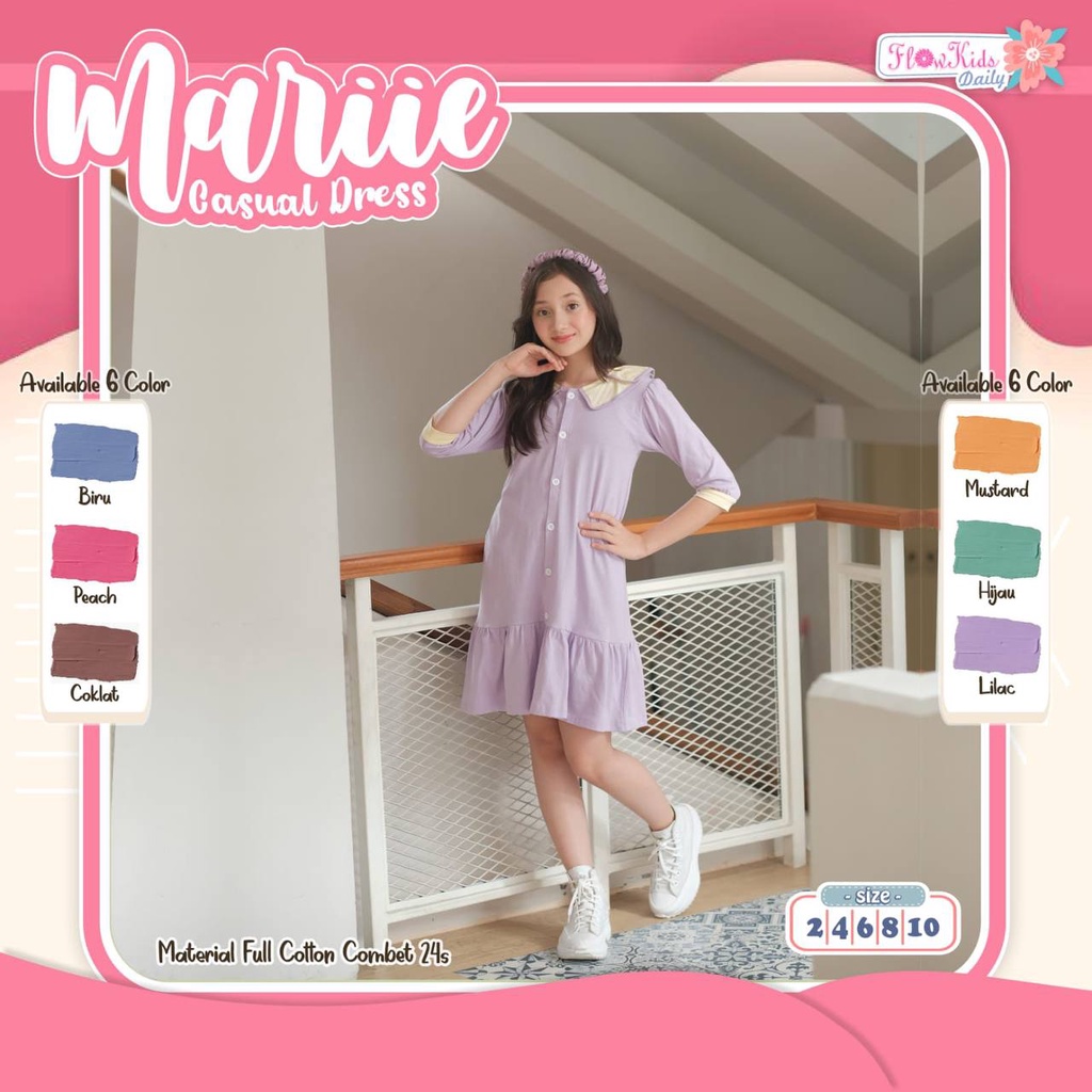 Dress anak Mariie Casual By Flowkids