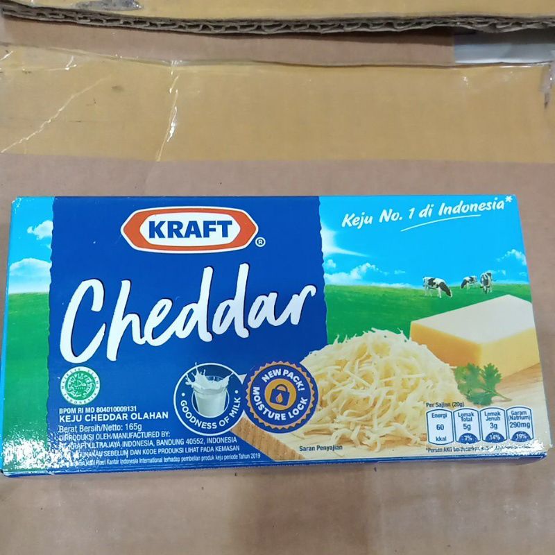 

keju Kraft cheddar 165gr