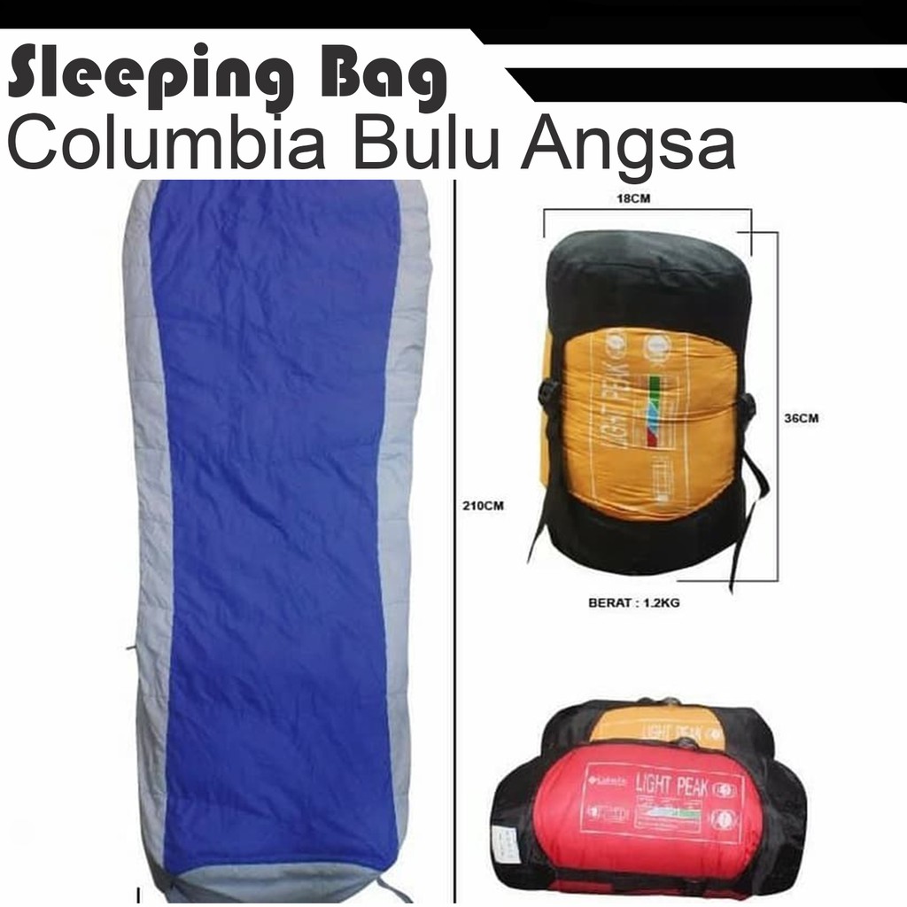 Sleeping Bag Bulu Angsa Columbia Tebal Shopee Indonesia