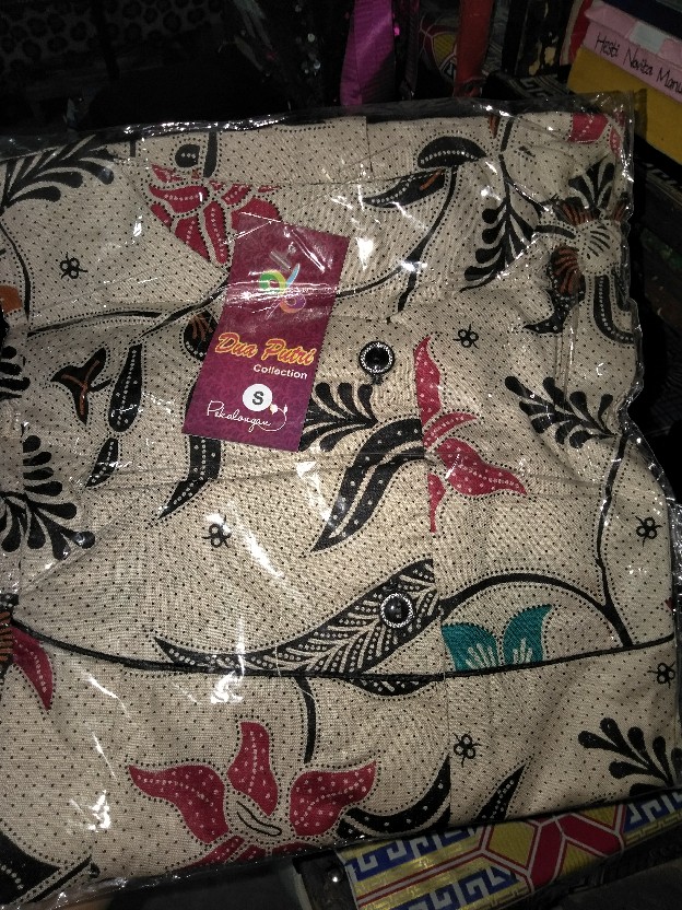 Batik Wanita Atasan Blouse Modern Terbaru Kode 2020112 Juminten Peplum Batik Dua Putri