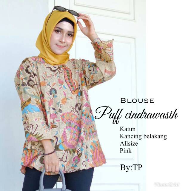 Blus puff cendrawasih