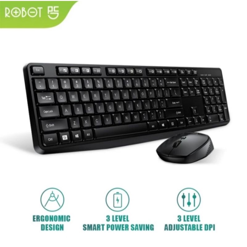 Robot keyboard mouse wireless