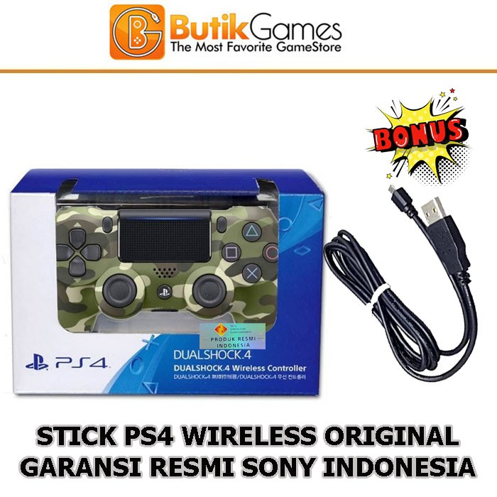 Stick PS4 Stik PS4 Dualshock 4 PS4 Loreng Army Green Campuflage