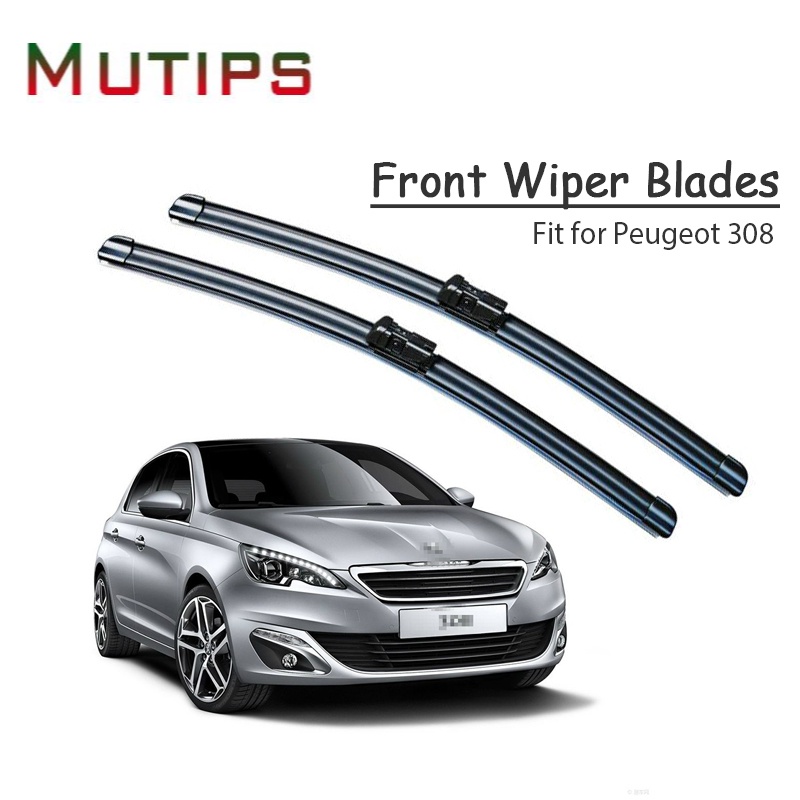 1 Set Karet Wiper Depan Mobil Untuk Peugeot 308 T7 T9 CC SW 2018 2017-2007