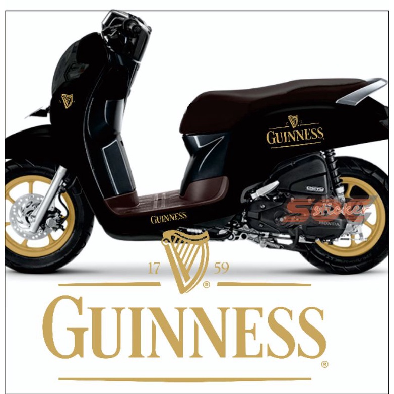 

Stiker Scoopy 2020 2021 Stiker Guinness Genio Vespa