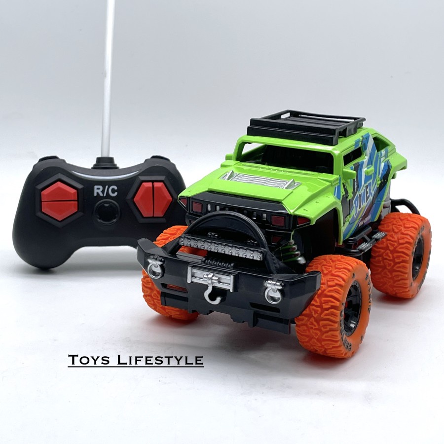 Mainan Mobil Remote Control Anak RC Jeep Cross Country 2WD 1:32