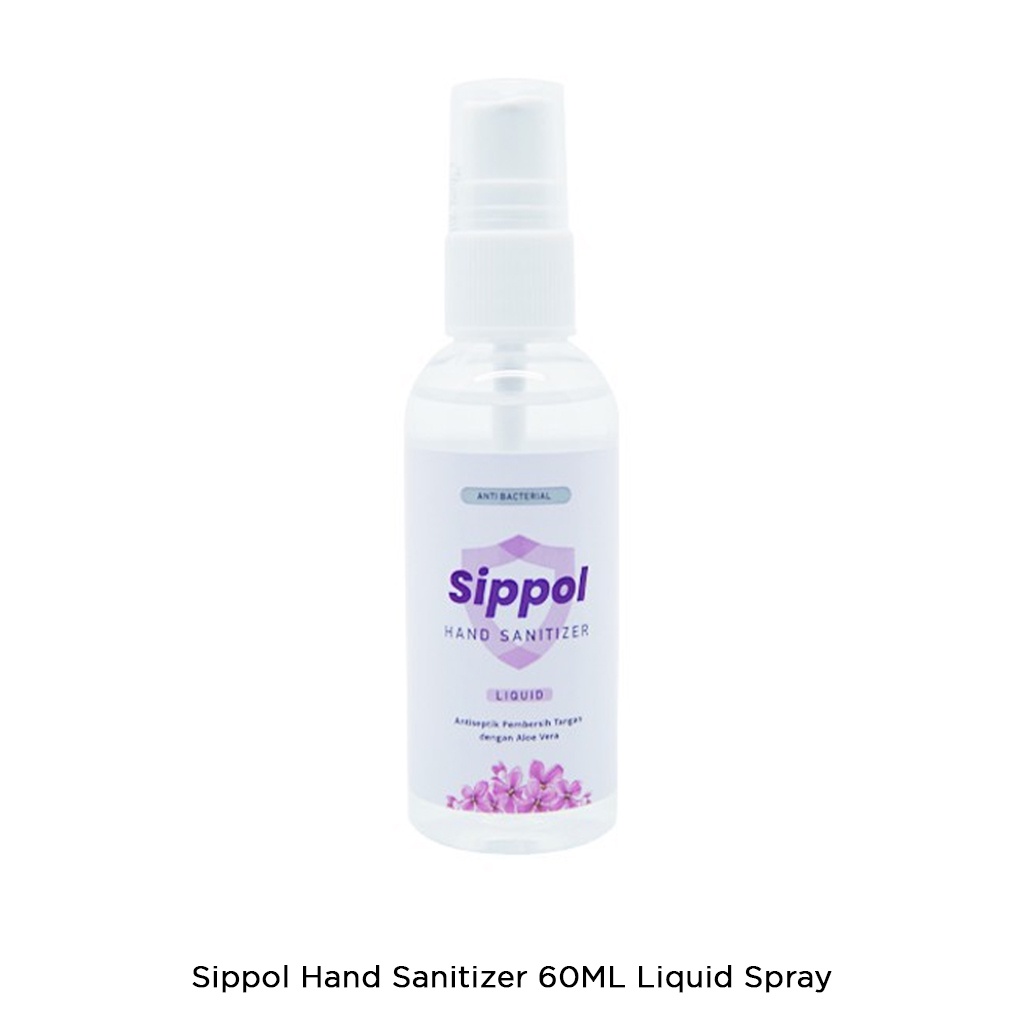 Gramedia Bali - Sippol Hand Sanitizer 60ML Liquid Spray