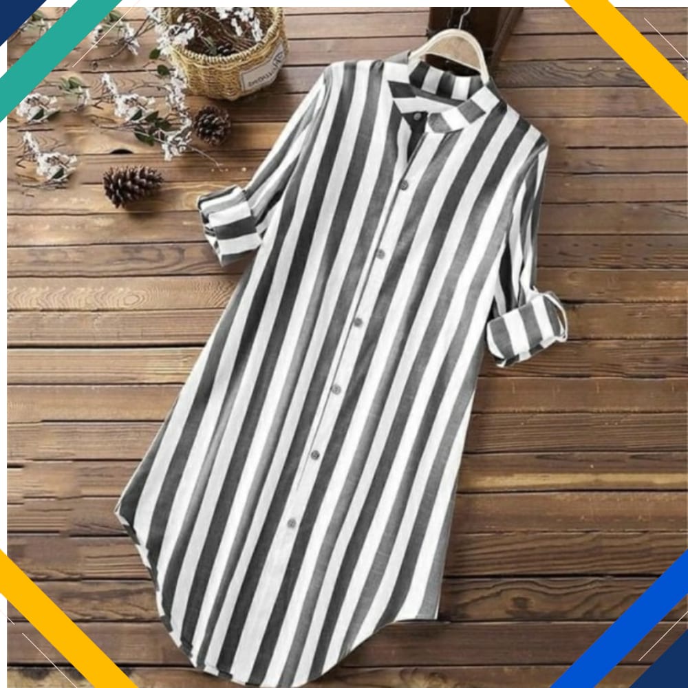 Tunik Rara Black Kekinian Baju Atasan Wanita 0117 Premium UKF