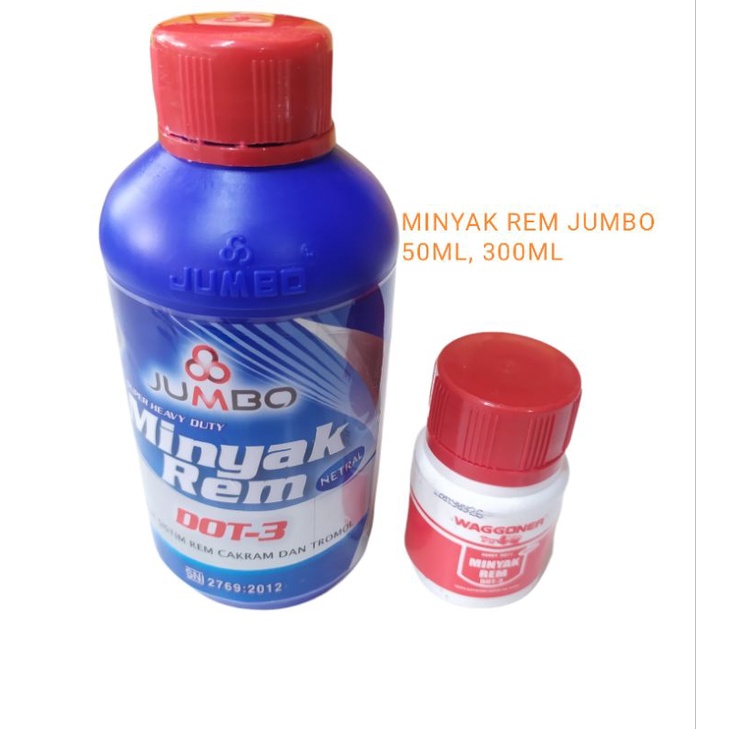 MINYAK REM CAKRAM 50ML, 300ML DOT3 MEREK JUMBO