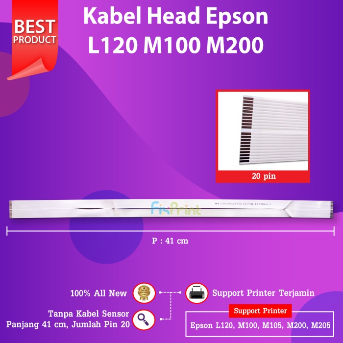 Kabel Head Epson L120 , Cable Flexible Epson L120 New (Tanpa Kabel Sensor)