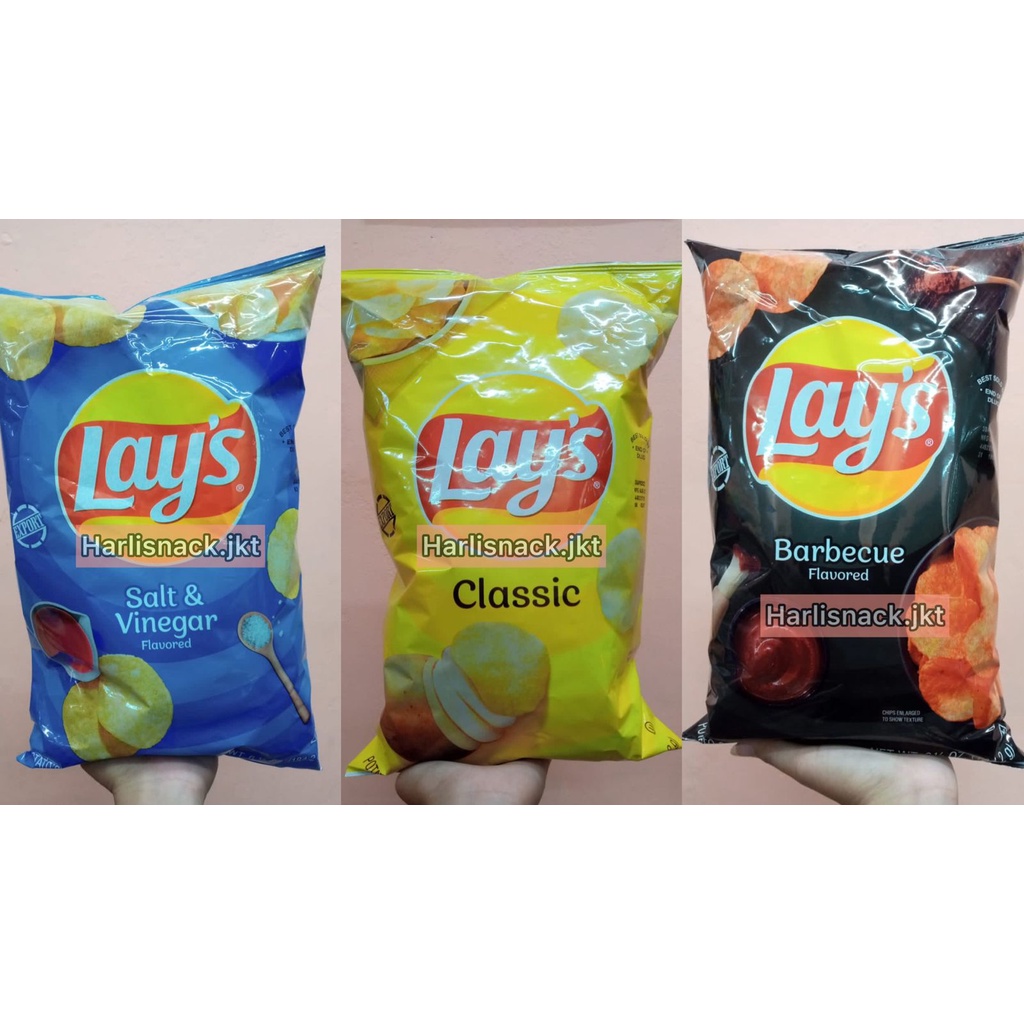 

Lay’s CHIPS classic / BBQ / Salt & Vinegar