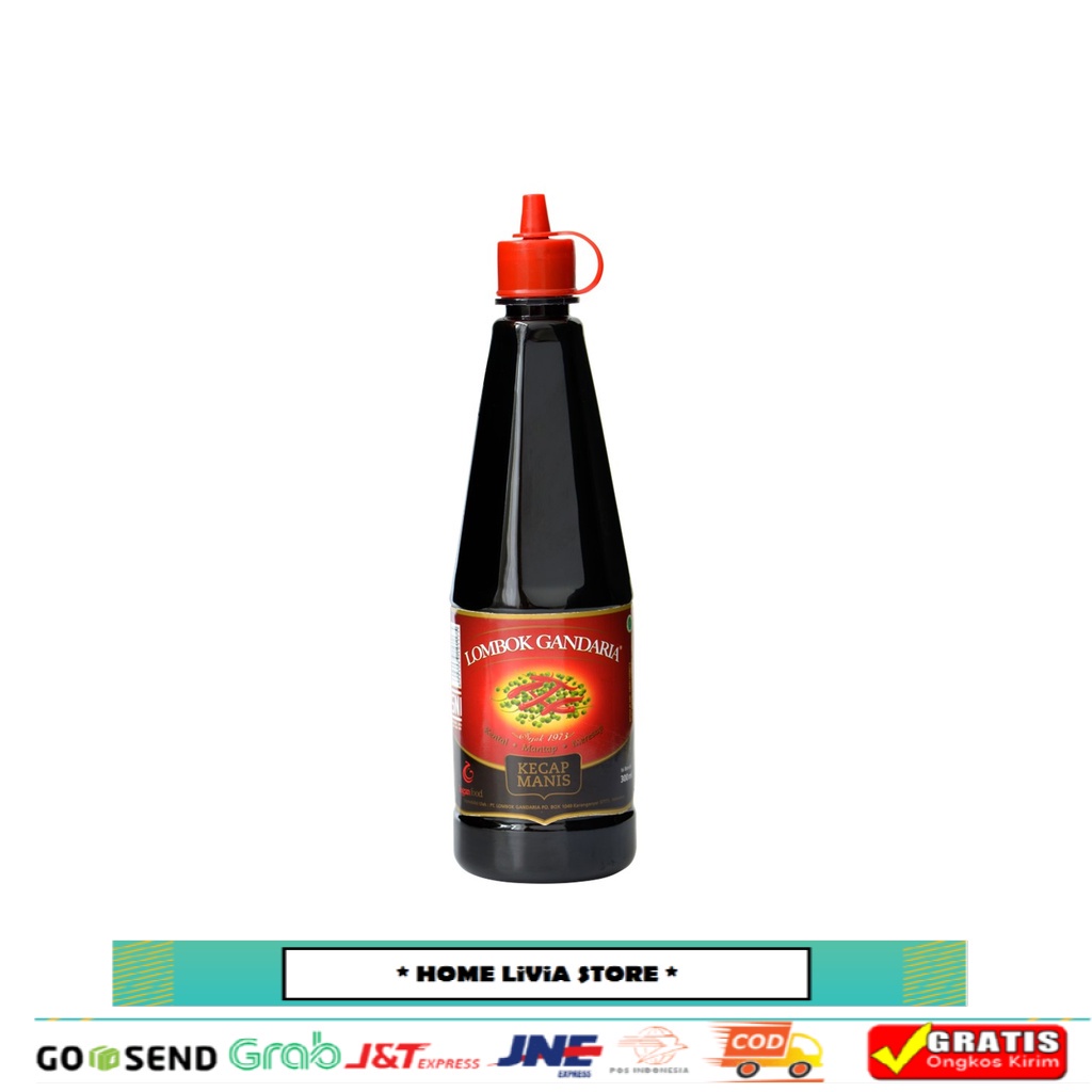 

Kecap Manis Lombok Gandaria Botol PET 300 ml