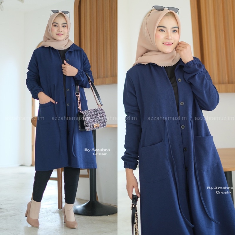 Celsia Kardigan - Cardigan Wanita Serut Pinggang Outer Wanita Kasual / 565-7278 / 359-6888