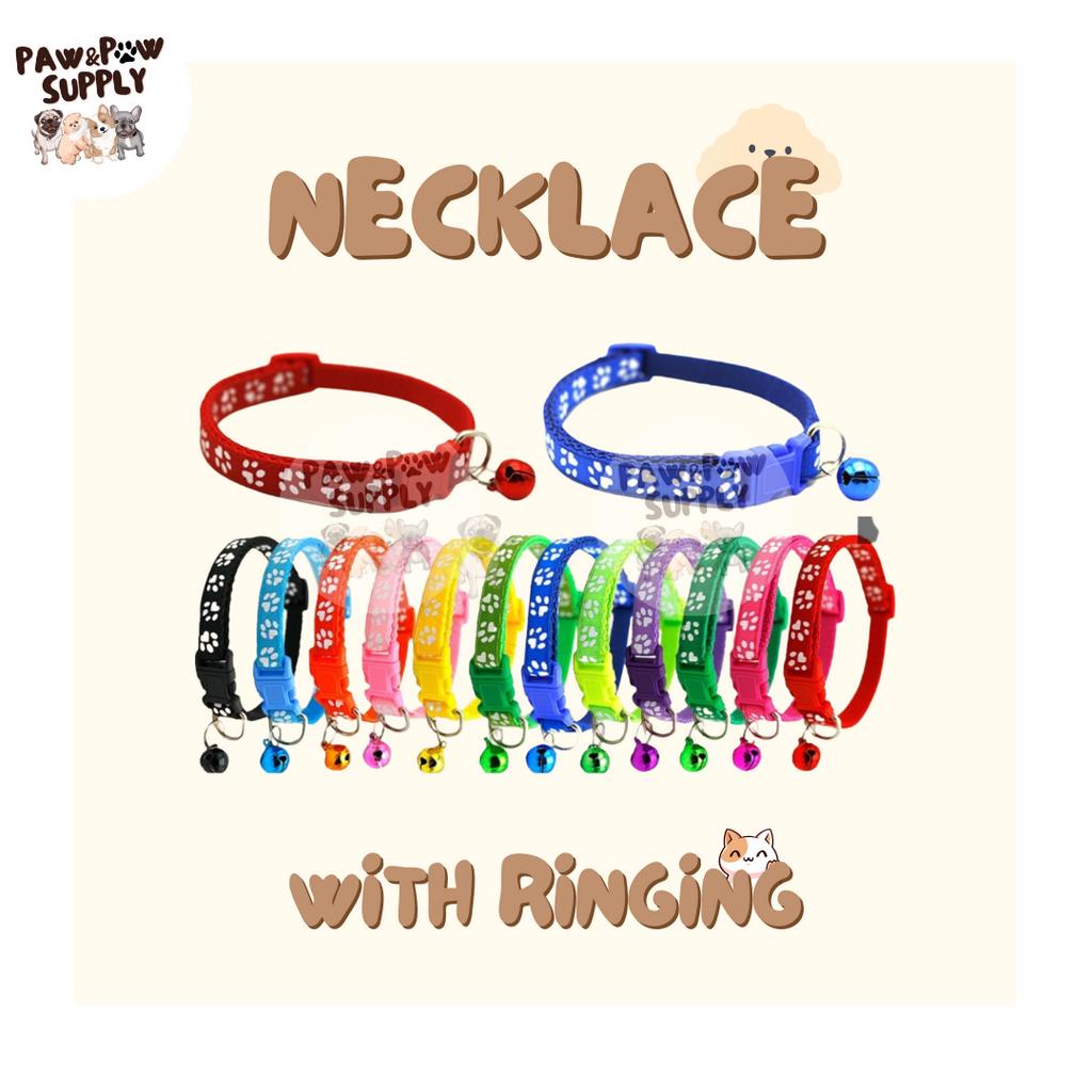 Dog Necklace / Cat Necklace - Kalung Anjing / Kalung Kucing Motif Paw