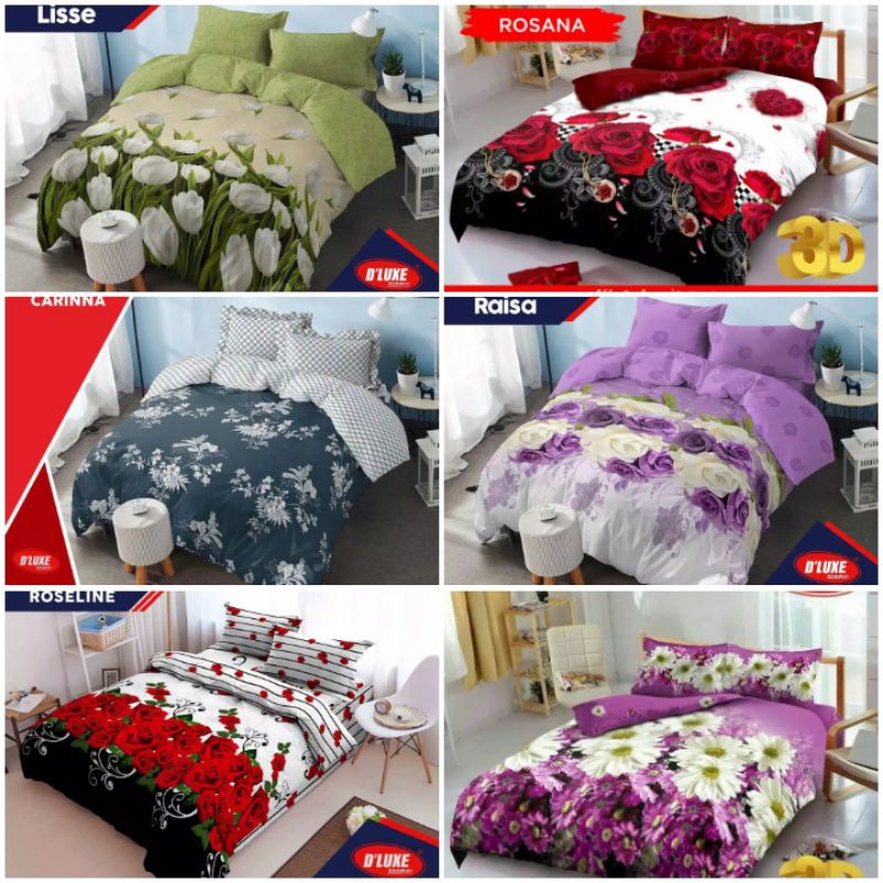 SPREI KINTAKUN SINGLE 120X200 HILLARY ROSANA ROSELINE ALSTER CARRINA OWL SMURF CHERISH LISSE RAISA