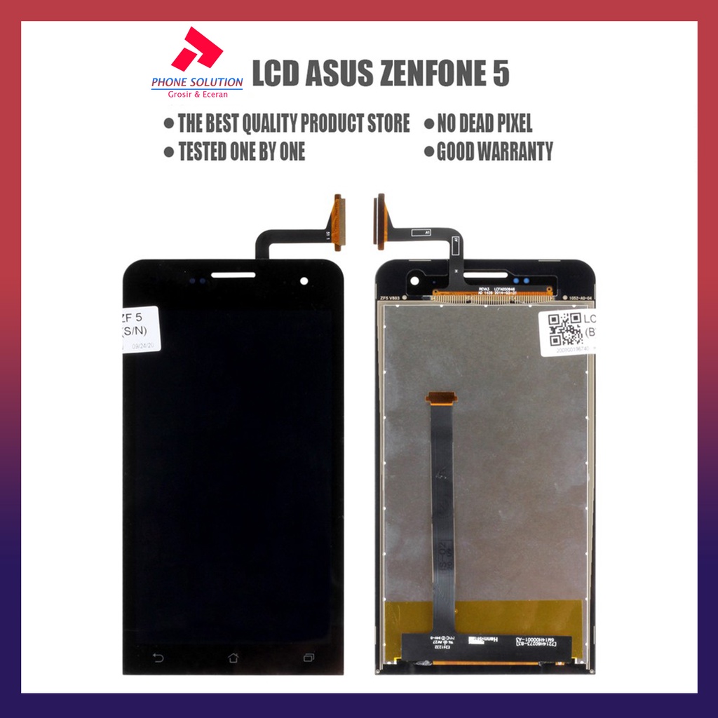 LCD Asus Zenfone 5 Fullset Touchscreen // Supplier LCD Asus Zenfone 5 - Garansi 1 Bulan