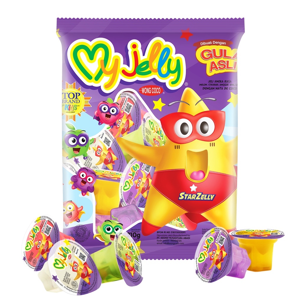 

QH Wong Coco My Jelly Isi 15 x 24 Bags (1karton)