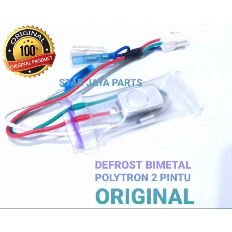 BIMETAL DAFROST FUSE DINGIN ORIGINAL POLYTRON KULKAS DUA PINTU