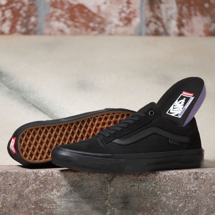 VANS OLD SKOOL PRO SKATE FULL BLACK BLACK ORIGINAL