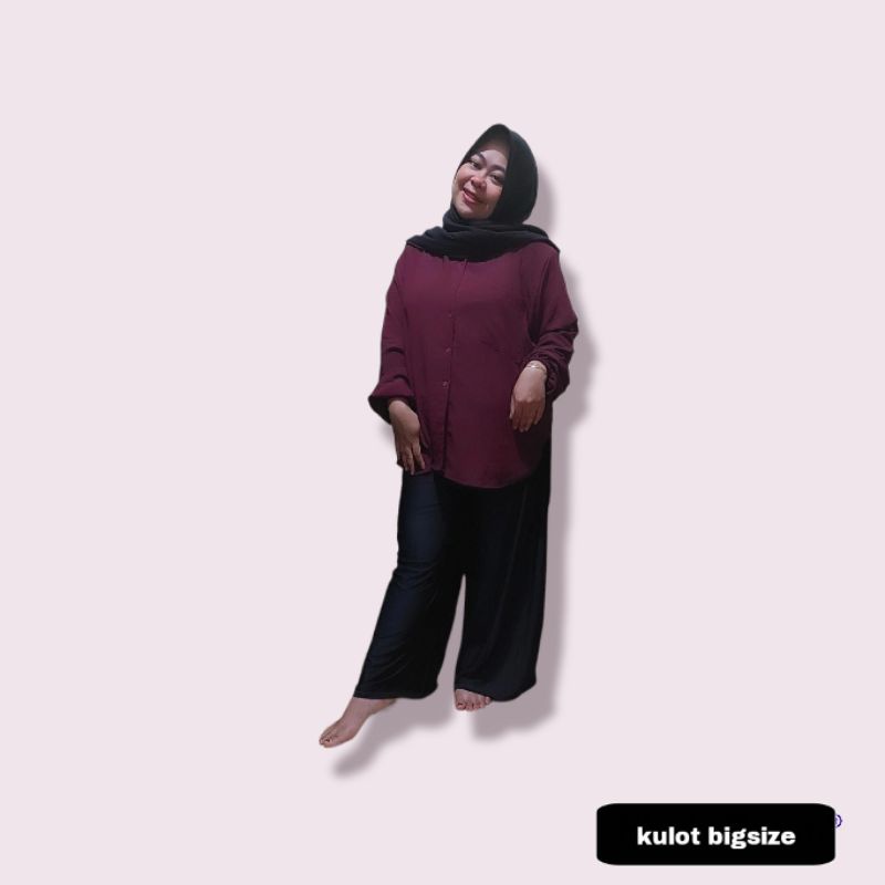 KULOT JERSEY JUMBO | CELANA KULOT JERSEY MURAH