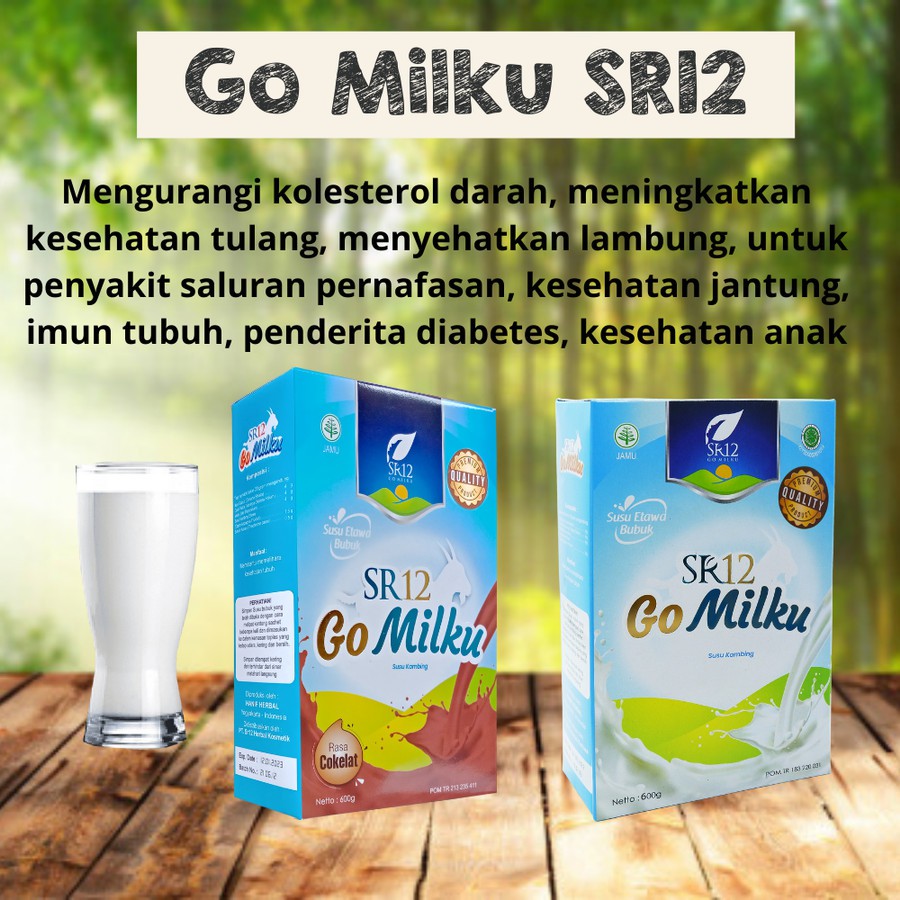 

SR12 Gomilku Susu kambing Etawa Daun Kelor