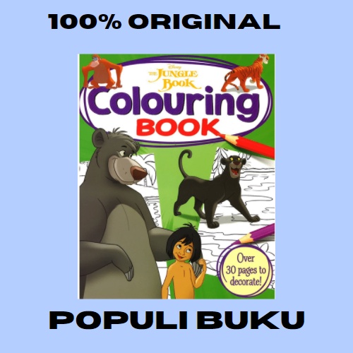 

Buku Mewarnai Anak Disney Jungle Book Bahasa Inggris