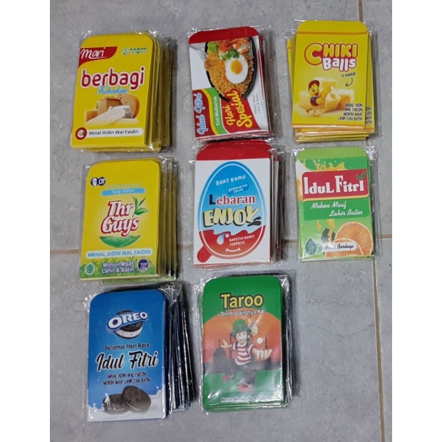 

Amplop lebaran snack mini siap pakai