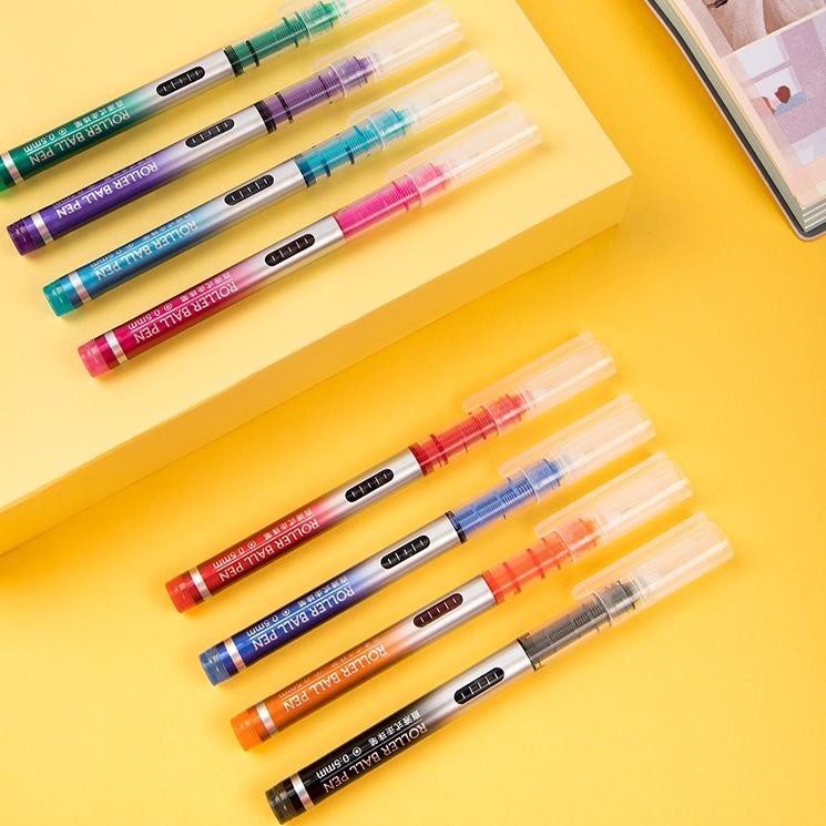 

Best seller Deli Roller Pen 8pcs/Box, 8 Warna Tampilan, Cepat Kering, Panjang Penulisan Hingga 1100m