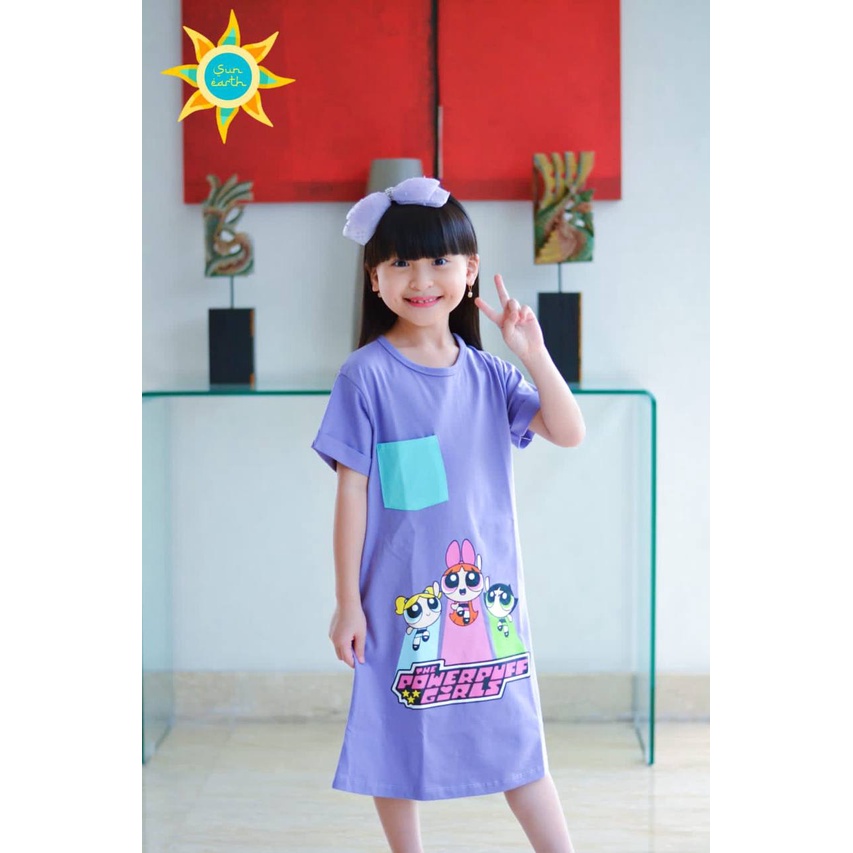 Dress Lovely Cartoon Sun Earth