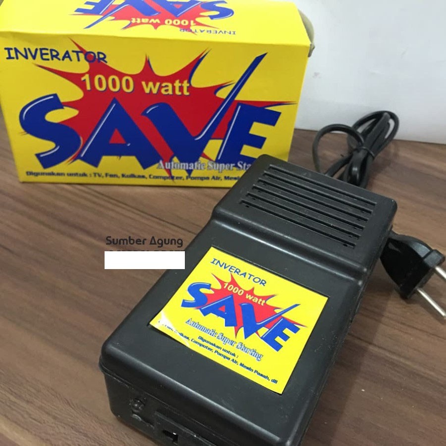 Inverator 1000 Watt 1000W Automatic Super Starting Input 110V - 220V