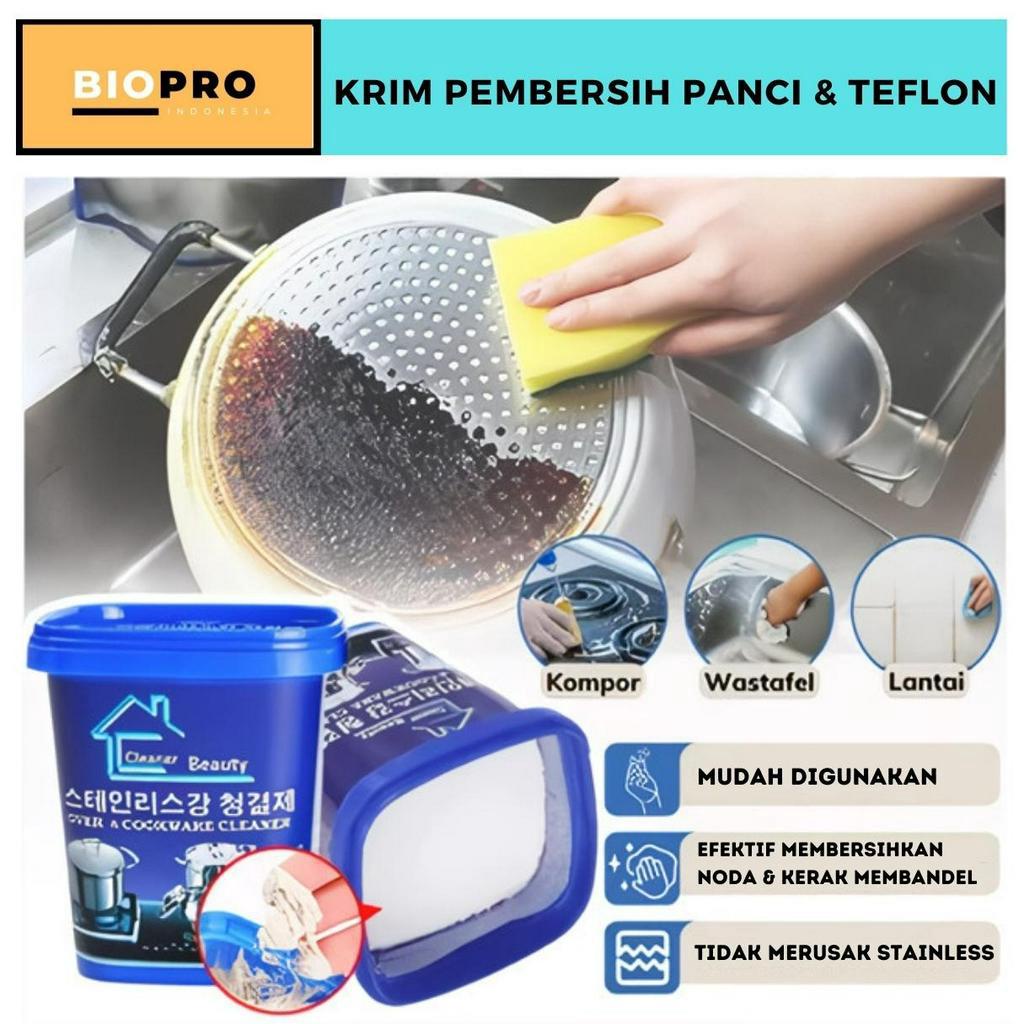 Krim Pembersih Panci Stainles Kerak / Krim Penghilang kotoran Panci