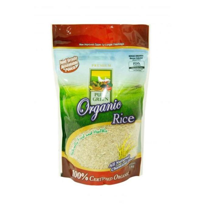 

PUREGREEN ORGANIC RICE BERAS COKELAT 1KG
