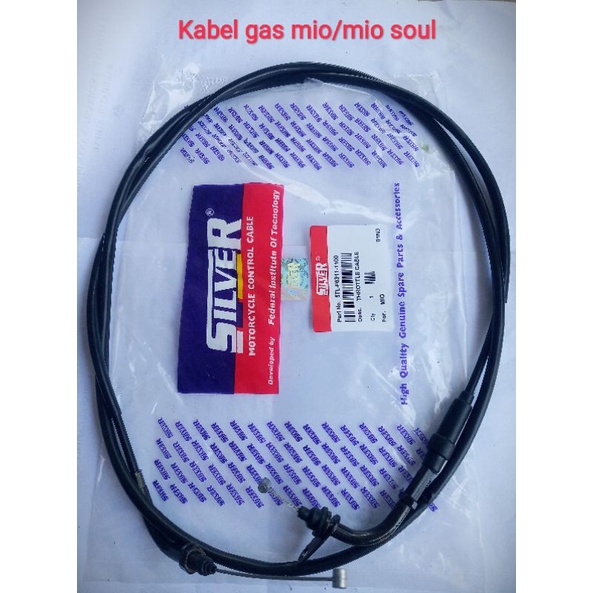 Kabel Gas Mio Karbu Kabel Gas mio Soul lama Kabel Gas Mio Sporty fedral silver